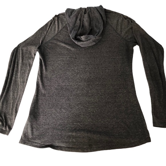 Reebok Lightweight Long sleeves Hoodie SZ M Heather Gray - Picture 4 of 13